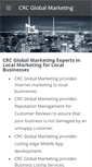 Mobile Screenshot of crcglobalmarketing.com